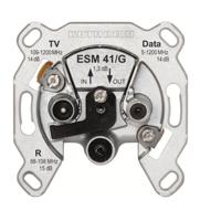 Kathrein ESM 41/G Antennedoos TV, FM, Data Inbouw (in muur) Loop-through outlet - thumbnail