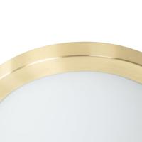 QAZQA Smart plafonnière goud 31 cm IP44 incl. Wifi A60 - Yuma - thumbnail