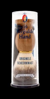 Vergulde hand Vergulde Hand Originele Scheerkwast In Koker