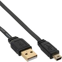 InLine 31820F USB-kabel USB 2.0 2 m USB A Mini-USB B Zwart - thumbnail