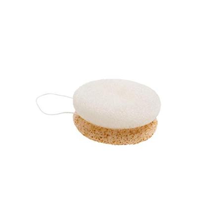 Lady Green Konjac gezichtsspons crushed walnut 1 Stuks