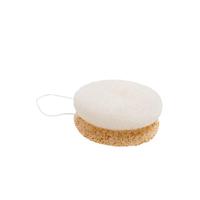 Lady Green Konjac gezichtsspons crushed walnut 1 Stuks - thumbnail