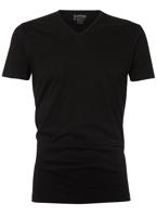Slater Basic Fit T- Shirt V- Neck Black Two Pack (art 7620) - thumbnail