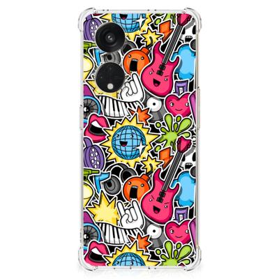 OPPO A98 Anti Shock Bumper Case Punk Rock