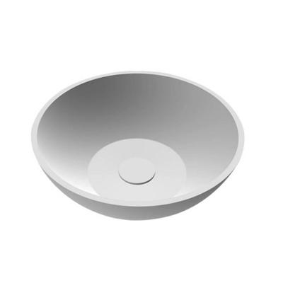 Best Design Waskom Rondy Opbouw Mat Wit 38 cm Solid Surface