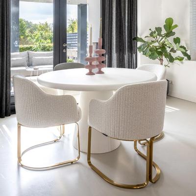 Richmond Eettafel 'Bloomstone' 130cm, kleur Wit