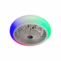CristalRecord Plafondventilator Iris met speaker Ø 44 cm RGB wit - thumbnail