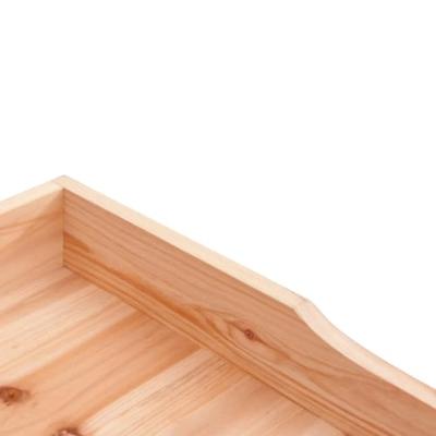 Plantentafel met schap 78x38x82,5 cm vurenhout bruin - thumbnail