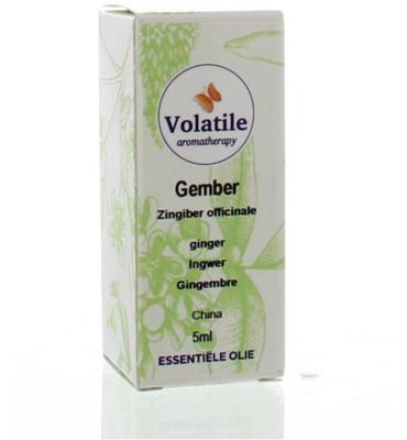 Volatile Gember (Zingiber Officinalis) 5ml