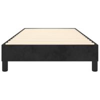 Bedframe fluweel zwart 90x190 cm - thumbnail