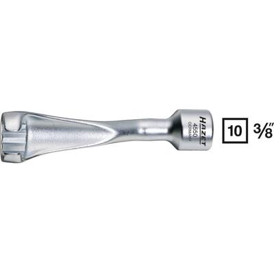 HAZET Injectieleidingsleutel 4550 · 3/8 inch (10 mm) vierkant hol · Buitentwaalfkant profiel · SW 17 mm HAZET Injectieleidingsleutel 4550 · 3/8 inch (10 mm) vierkant hol · Buitentwaalfkant profiel · SW 17 mm