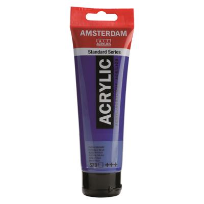 Royal Talens Amsterdam Acrylverf 120 ml - Primair Phtaloblauw 570