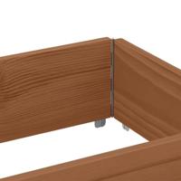 VidaXL Palletopzetrand 150x50 cm massief grenenhout bruin - thumbnail