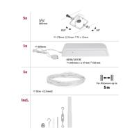 Paulmann 94432 Kabelsysteem compleet GU5.3 Wit (mat), Chroom - thumbnail