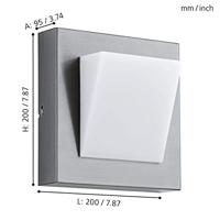 Eglo Led buitenlamp Calgary 1 led 94114 - thumbnail