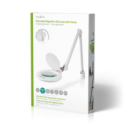 Tafel-Loeplamp | Lenssterkte: 3 Diopter | 6500 K | 10 W | 660 lm | Wit Tafel-Loeplamp | Lenssterkte: 3 Diopter | 6500 K | 10 W | 660 lm | Wit