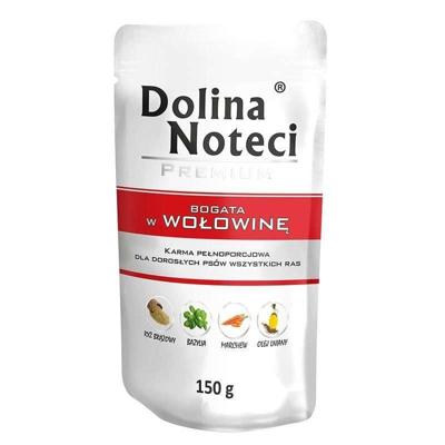 Dolina Noteci Premium rijk aan rundvlees - nat hondenvoer - 150g