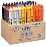 Lyra Super ferby 1 kleurpotloden, l: 12 cm, vulling 6,25 mm, diverse kleuren, 96 stuk/ 1 doos - thumbnail