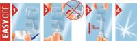 tesa POWERSTRIPS® Zelfklevende haak Large Transparant, Wit Inhoud: 2 stuk(s) - thumbnail