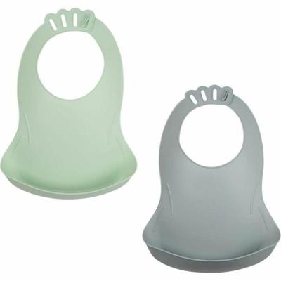SET VAN 2 CELADON GROENE SLABSLABJES - CHARM GRIJS