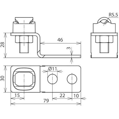 DEHN ES ZF 2XB11 KSV 7.10 STTZN Eindstuk 1 stuk(s)