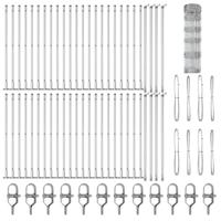 Weidehekwerk Zilver 100 x 0.8 m Gegalvaniseerd staal - thumbnail