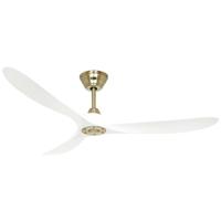CasaFan ECO GENUINO 152 MG-MW Plafondventilator 16.6 W (Ø x h) 1520 mm x 285 mm Messing Met afstandsbediening, Met wintermodus - thumbnail