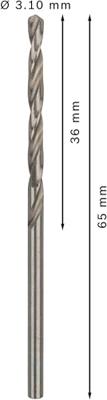 Bosch Accessoires Metaalboren HSS-G, Standard 3,1 x 36 x 65 mm 10st - 2608585481 Bosch Accessoires Metaalboren HSS-G, Standard 3,1 x 36 x 65 mm 10st - 2608585481
