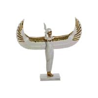 Decoratieve figuren Home ESPRIT Wit Gouden Hars Orientaals 34 x 6,5 x 33,5 cm - thumbnail