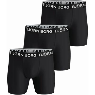 Heren boxershort - Performance - Zwart microfiber ondergoed - Sport ondergoed