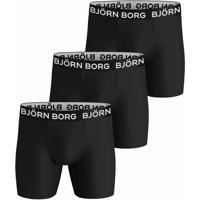 Heren boxershort - Performance - Zwart microfiber ondergoed - Sport ondergoed - thumbnail