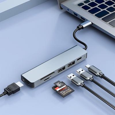 Hub USB CoolBox COO-DOCK-C-61 Grijs 100 W Hub USB CoolBox COO-DOCK-C-61 Grijs 100 W