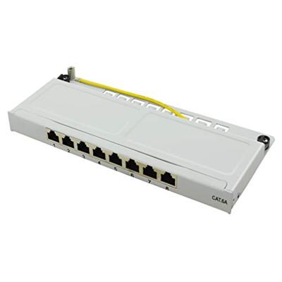 LogiLink NP0064B Patchpaneel 483 mm (19) CAT 6A 0.5 HE Zwart