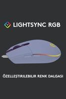 Logitech G G102 Lightsync muis USB Type-A 8000 DPI - thumbnail