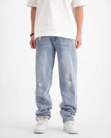 Black Bananas Dribble Straight Fit Denim Jeans Kids Lichtblauw - Maat 176 - Kleur: Blauw | Soccerfanshop - thumbnail