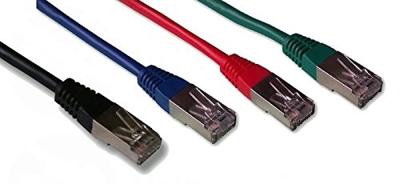 LINEAIRE KITPC6A Pack 4 kabels RJ45 Cat.6 - 0,5m