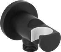 Ben Engraved muuraansluitbocht mat zwart - thumbnail