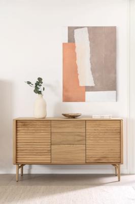 Kave Home Dressoir 'Lenon' Eikenhout, 155cm