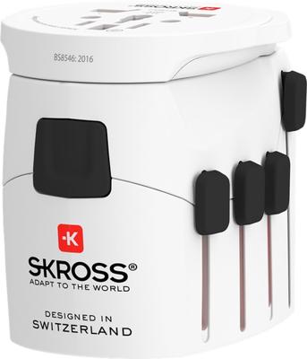 Universele Reisadapter Skross 1103180 2 Onderdelen - thumbnail