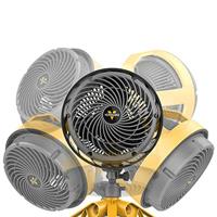 Vornado Heavy Duty EXO5 Staande ventilator 37.2 W (Ø x h) 20 cm x 50 cm Geel, Grijs Zwenkbaar - thumbnail