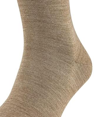 FALKE Airport heren merino wollen sokken 1-Paar - Reissokken mannen - Wollen vliegtuigsokken