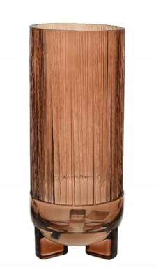 Vaas Cilinder Glas Amber 28cm Amber Assorti 1st - thumbnail