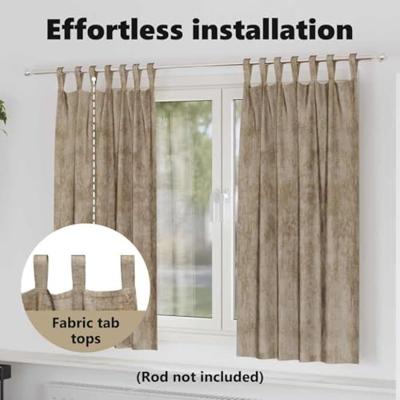 VidaXL Velvet gordijnen 2 pcs champagne 175 x 140 cm fluweel