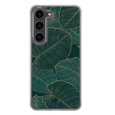 Samsung Galaxy S23 Plus hybride hoesje - Monstera leaves