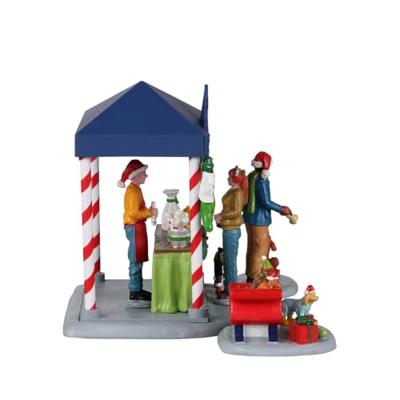 Lemax santa claws & paws, set of 3 kerstdorp tafereel Caddington Village 2023 - thumbnail