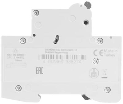 Siemens 5SV13166KK10 Aardlekschakelaar/zekeringautomaat 1-polig 10 A 0.03 A 230 V Siemens 5SV13166KK10 Aardlekschakelaar/zekeringautomaat 1-polig 10 A 0.03 A 230 V