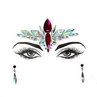 3 PC'S voorhoofd groene Masquerade make-up acryl gezicht sticker stijl: YT-15 - thumbnail