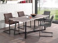 Eettafel BROOKE 180 cm grijze eik - thumbnail