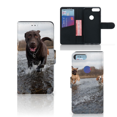 Alcatel 1S (2019) Telefoonhoesje met Pasjes Honden Labrador Alcatel 1S (2019) Telefoonhoesje met Pasjes Honden Labrador
