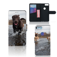 Alcatel 1S (2019) Telefoonhoesje met Pasjes Honden Labrador - thumbnail